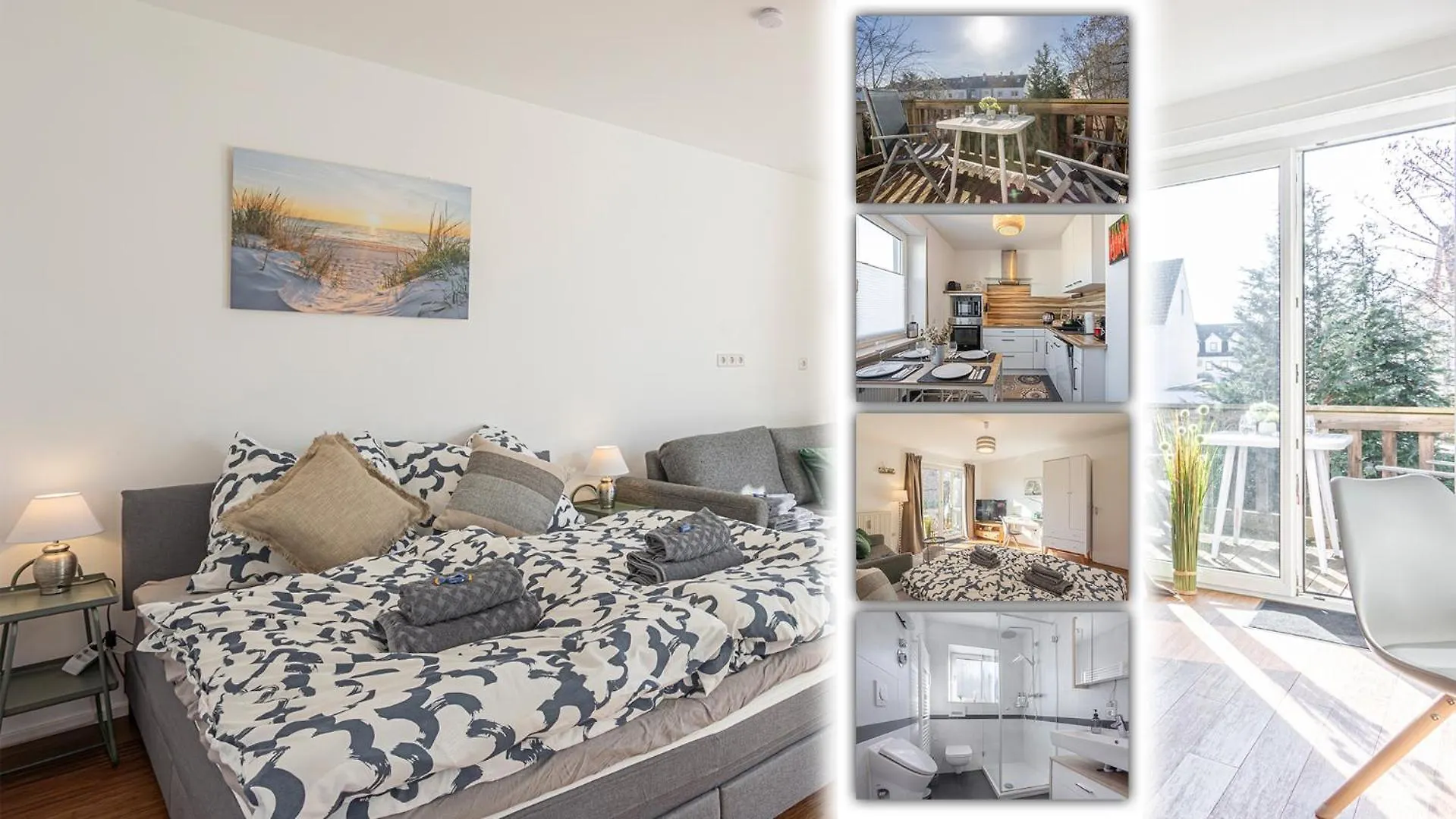 Cloud9 Kitchen Balcony Wifi Uniklinik Good Transport Connections Apartment Augsburg Germany